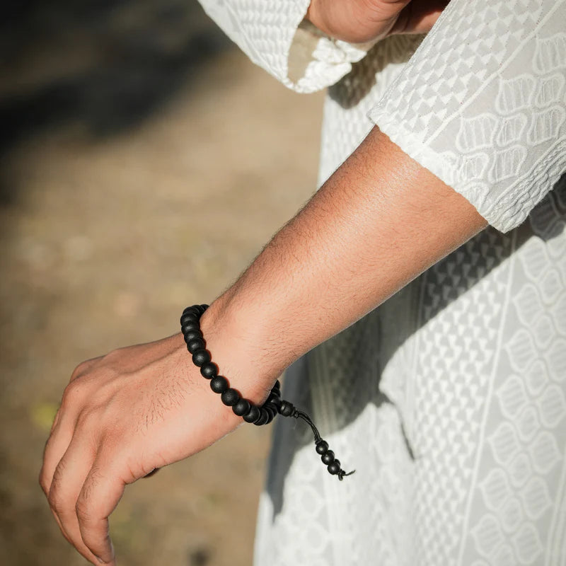 Karungali Inner Balance Band - Natural Ebony Wood