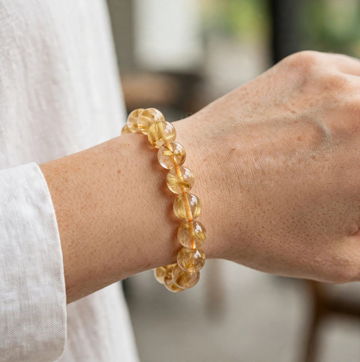 Golden Rutile Export Bracelet