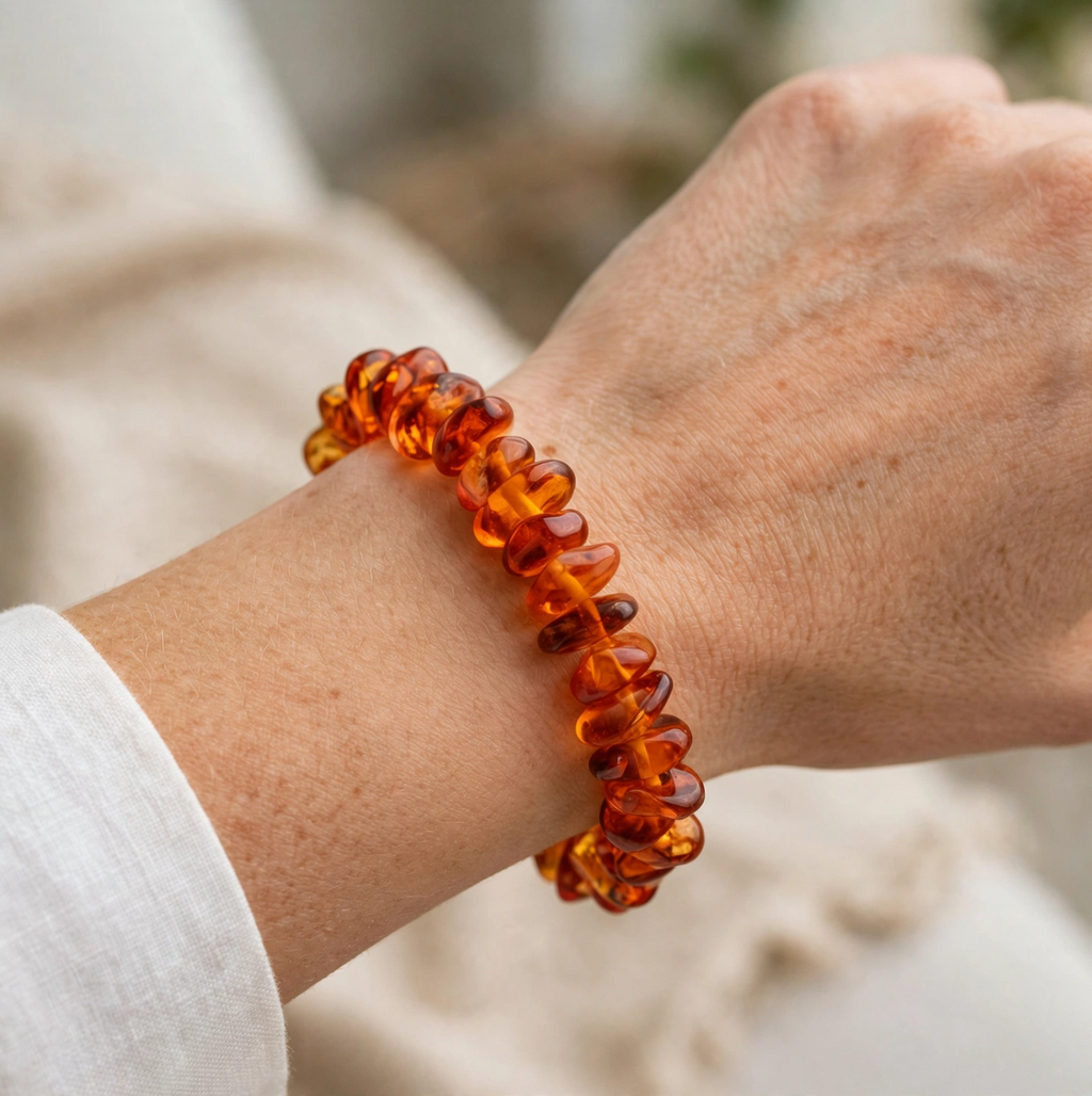 Amber Chips Bracelet