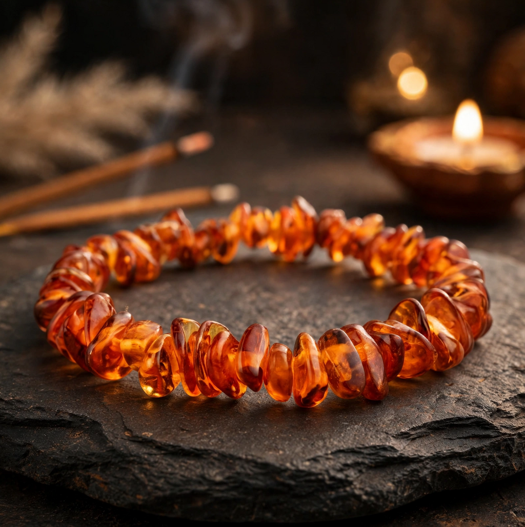 Amber Chips Bracelet