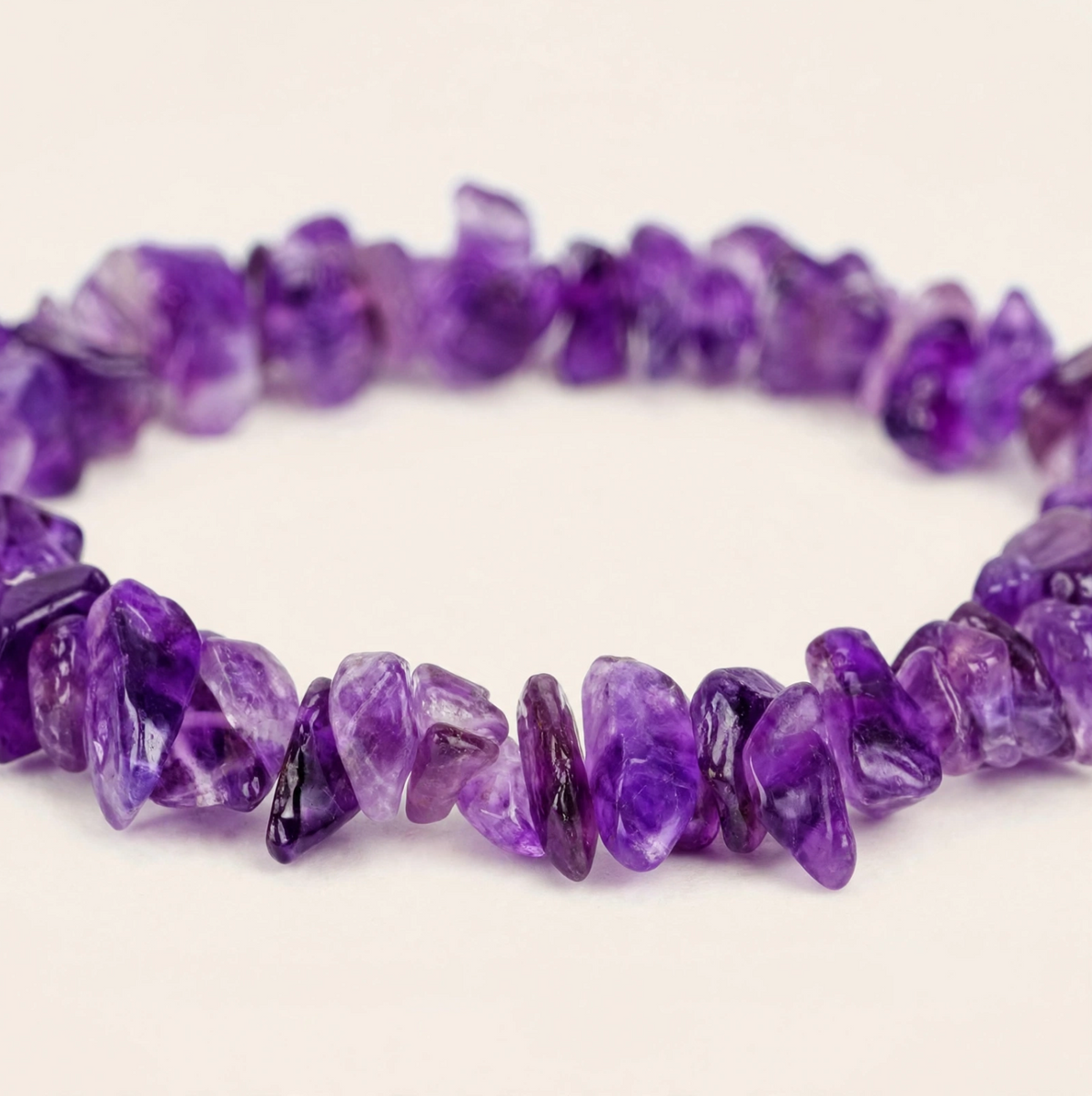 Amethyst Chips Bracelet