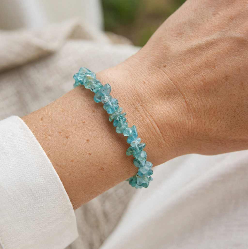 Aquamarine Chips Bracelet