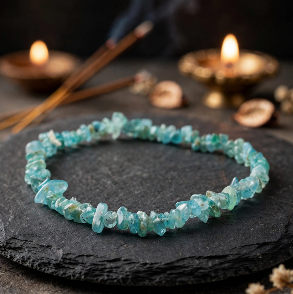 Aquamarine Chips Bracelet