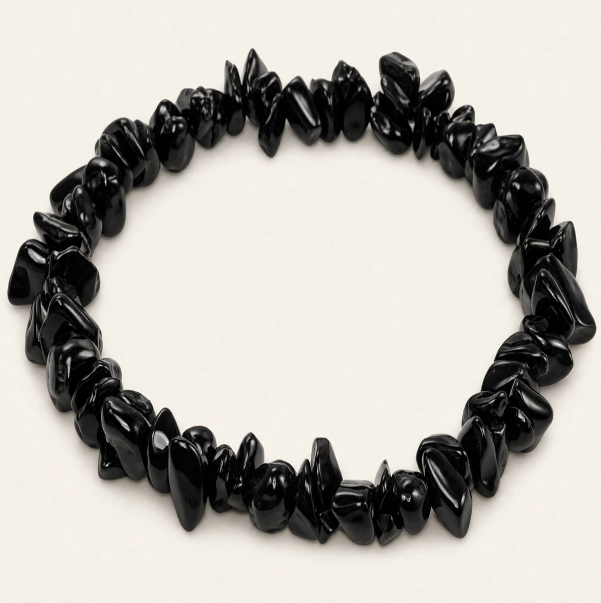 Black Tourmaline Chips Bracelet