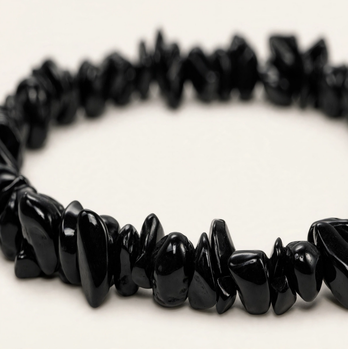 Black Tourmaline Chips Bracelet