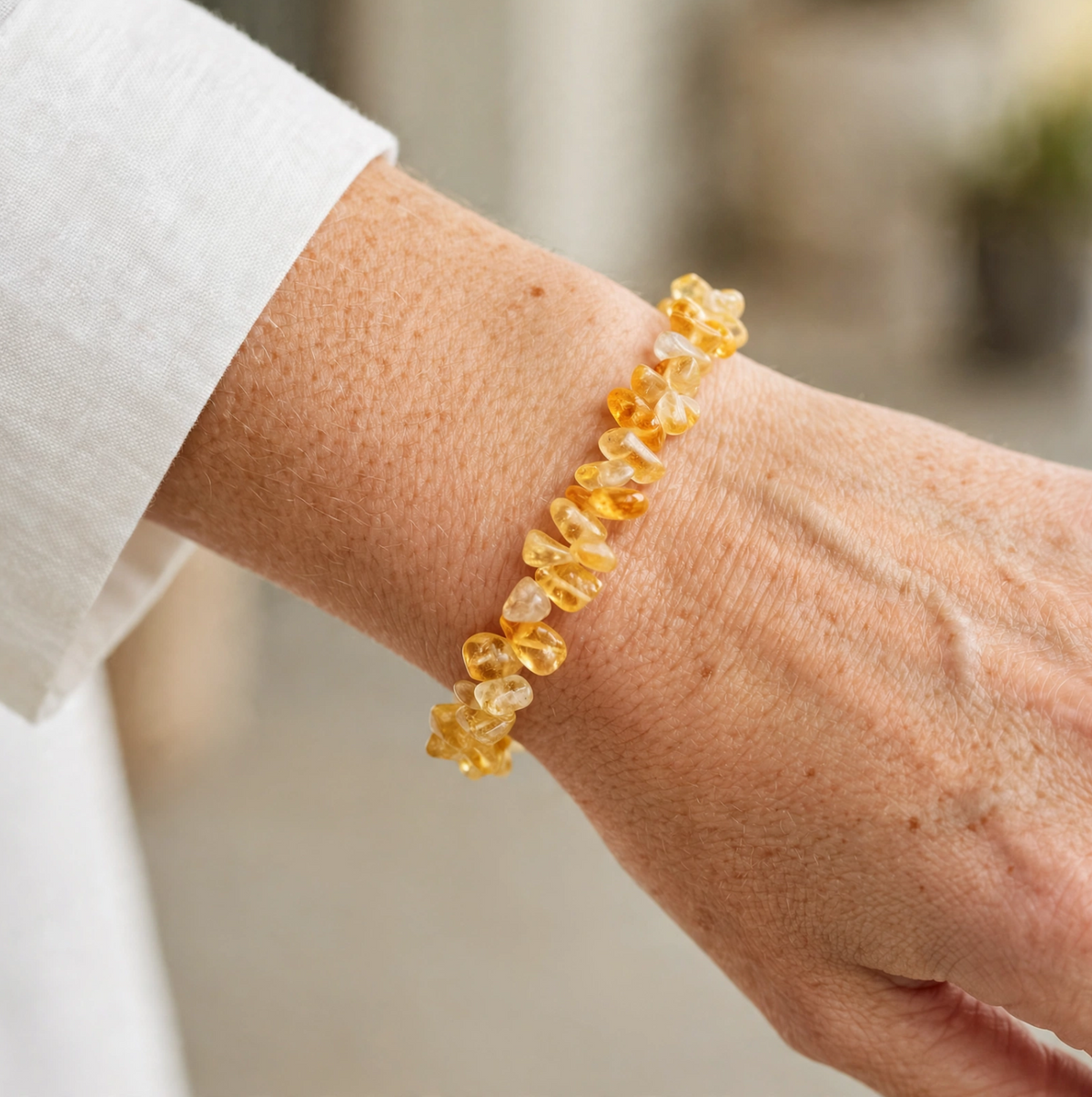 Citrine Chips Bracelet