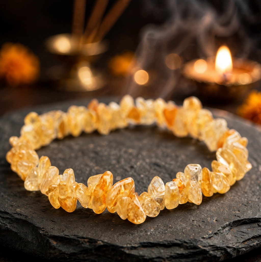 Citrine Chips Bracelet