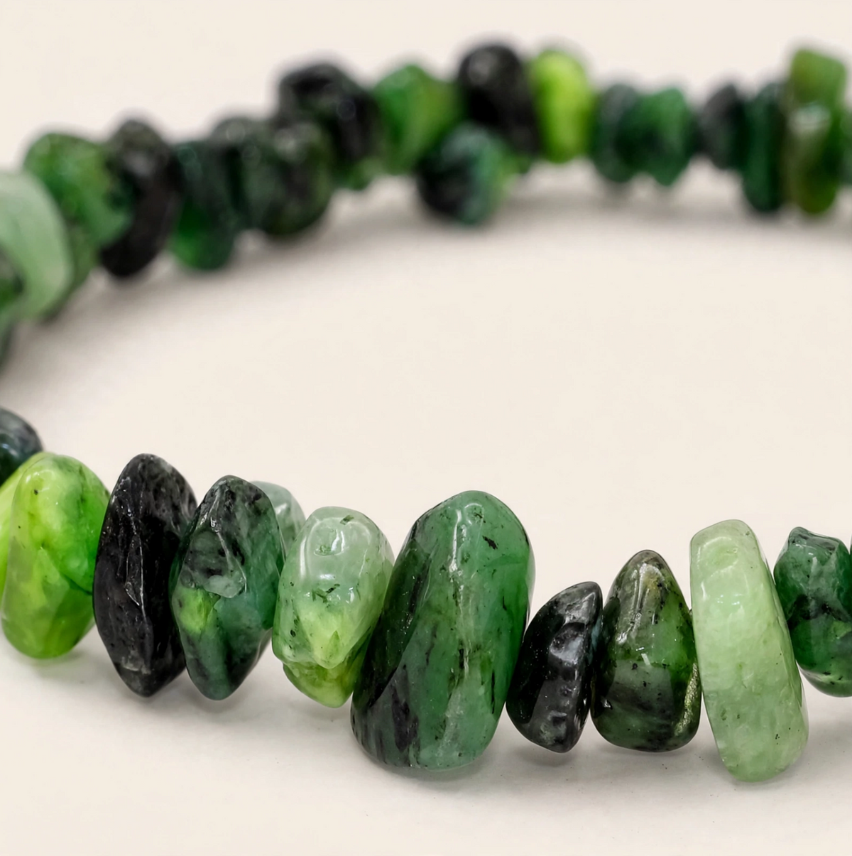 Emerald Chips Bracelet