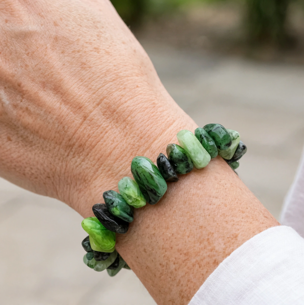 Emerald Chips Bracelet