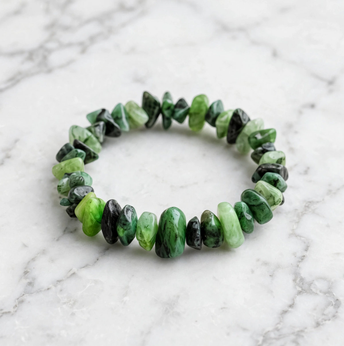 Emerald Chips Bracelet