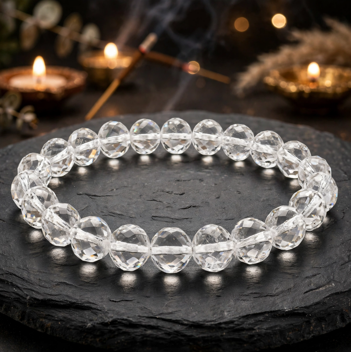 Clear Quartz DC Bracelet