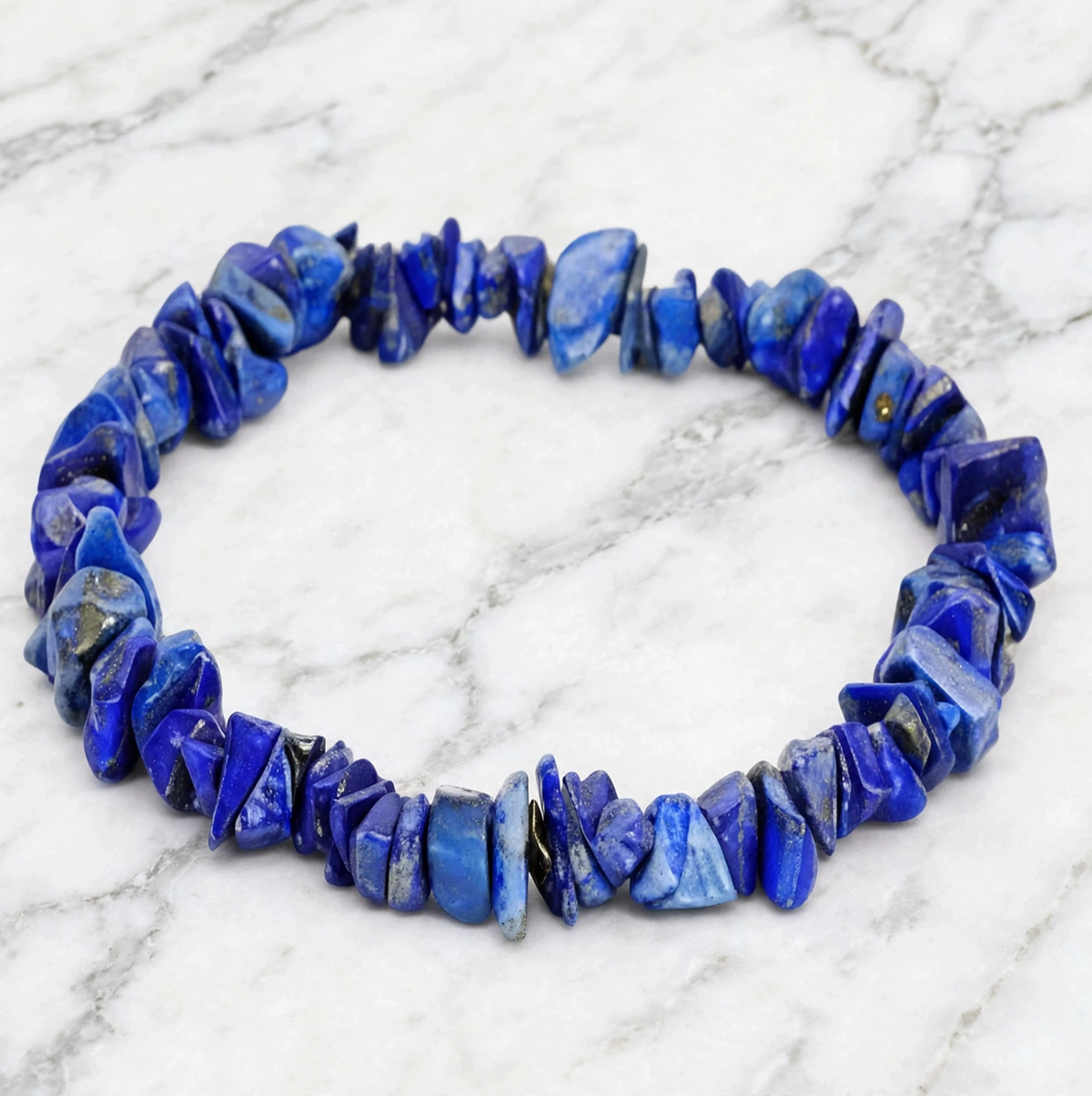 Lapis Chips Bracelet