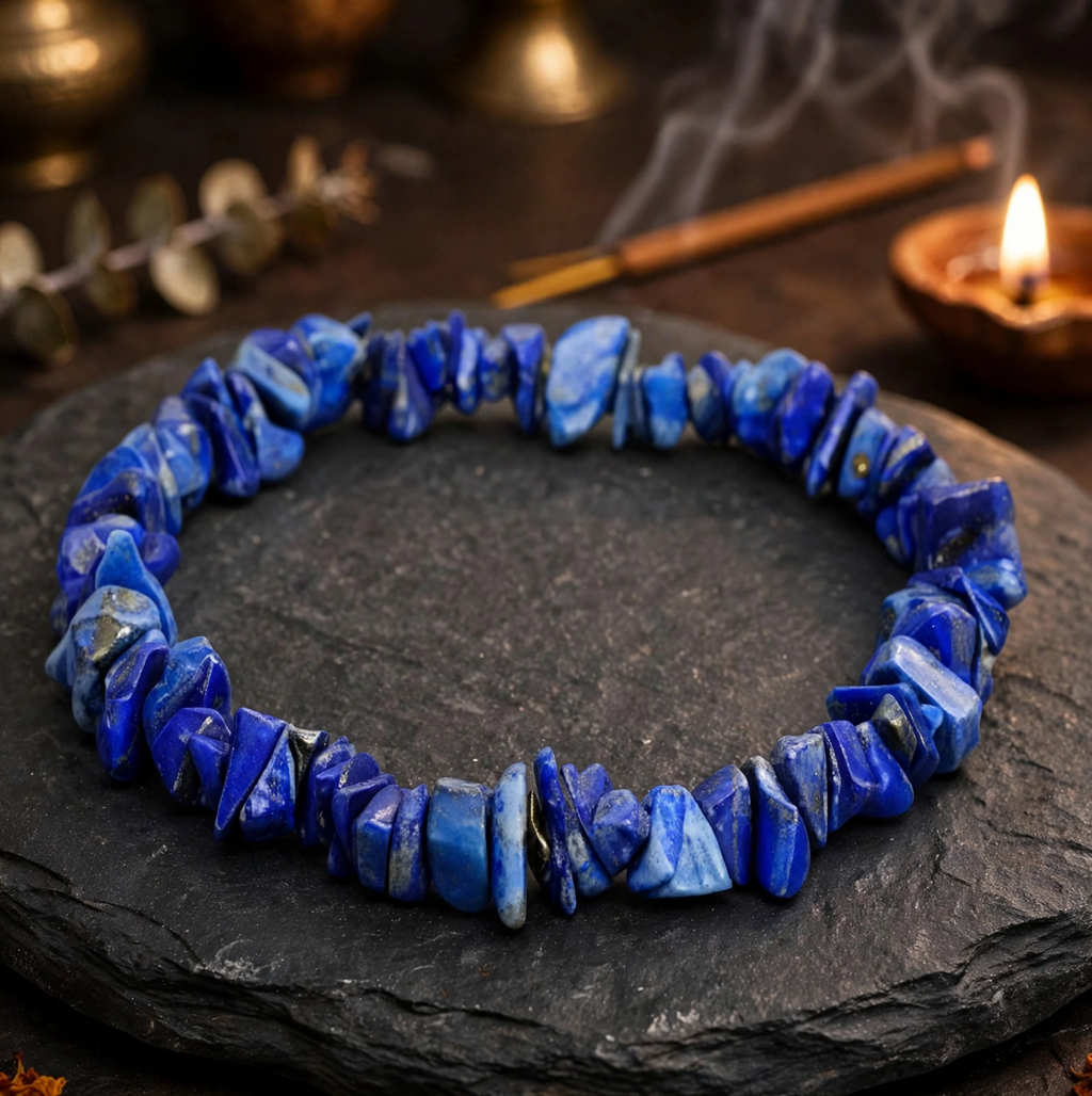 Lapis Chips Bracelet