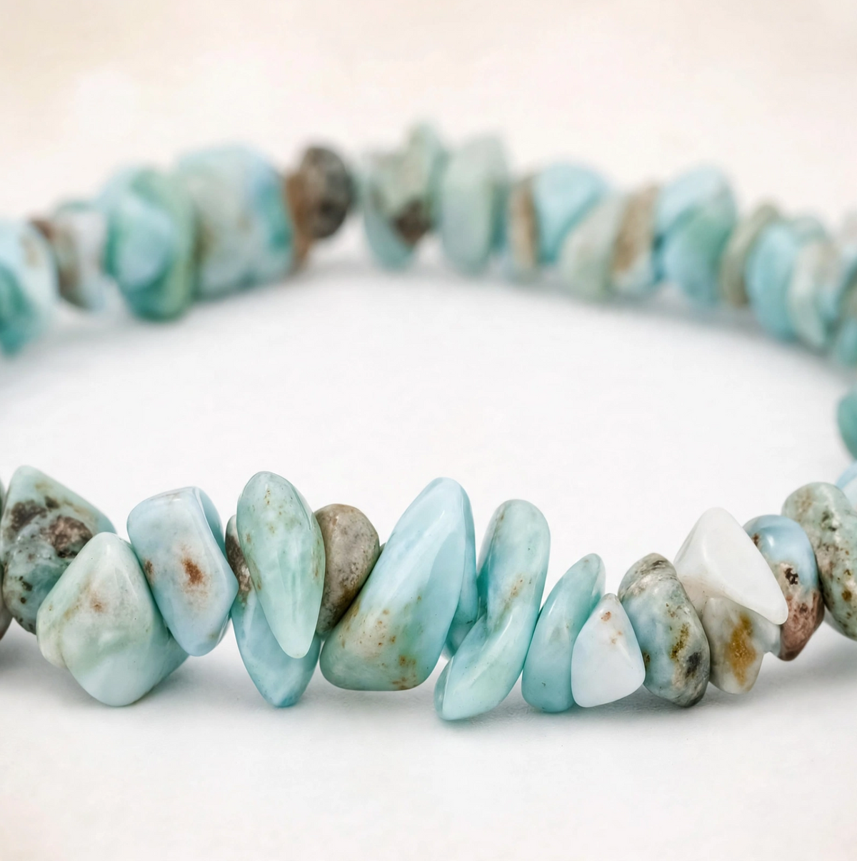 Larimar Chips Bracelet
