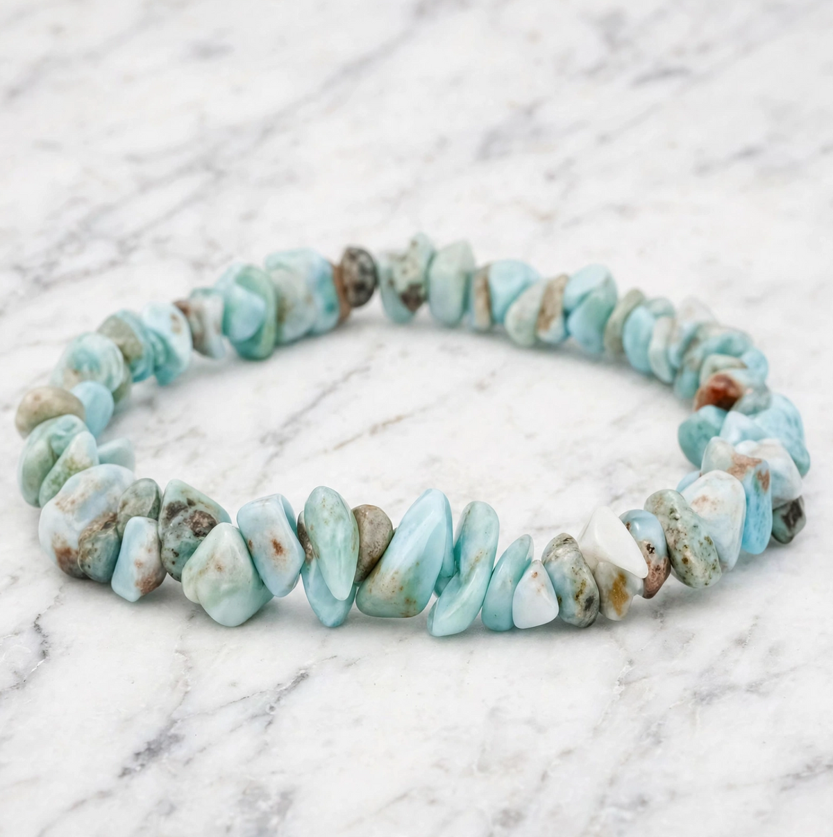 Larimar Chips Bracelet