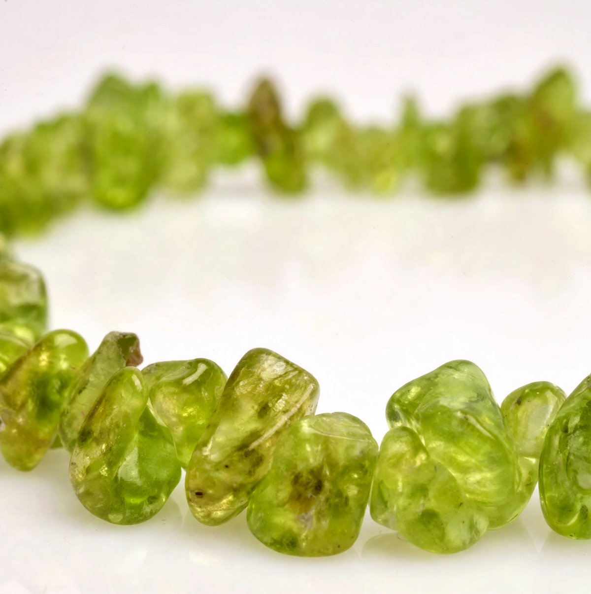 Peridot Chips Bracelet