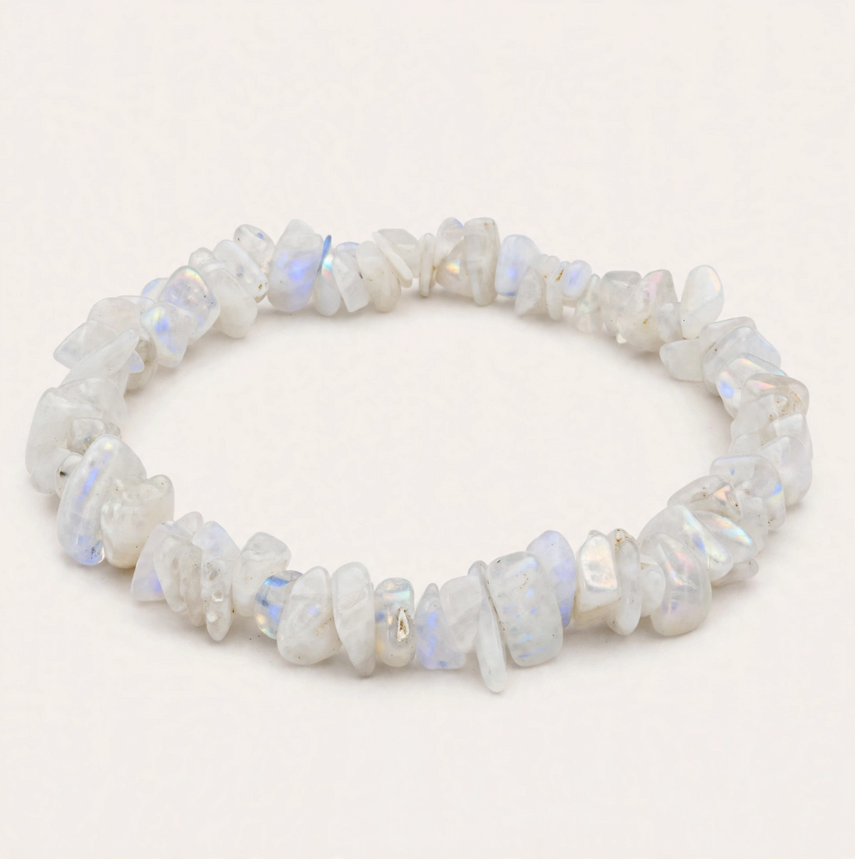 Rainbow Moonstone Chips Bracelet