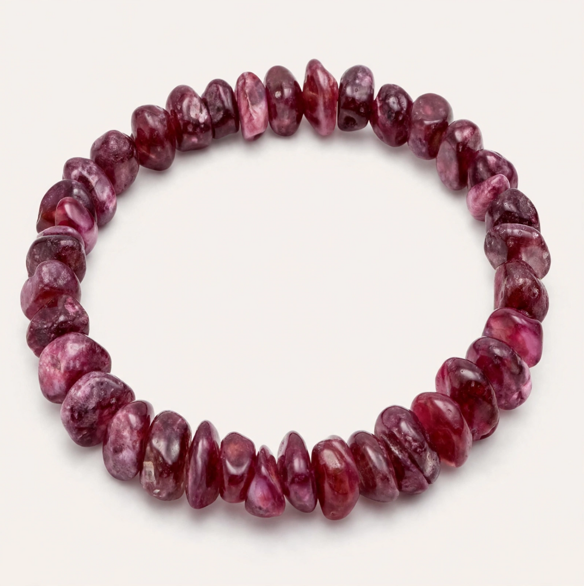 Ruby Chips Bracelet