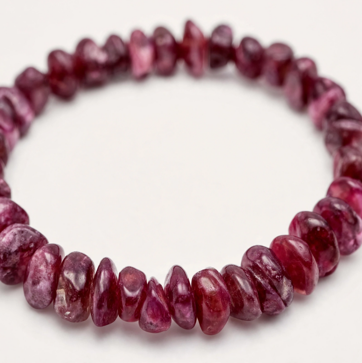 Ruby Chips Bracelet