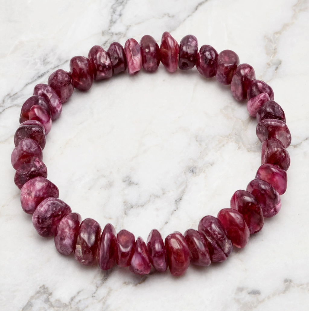 Ruby Chips Bracelet