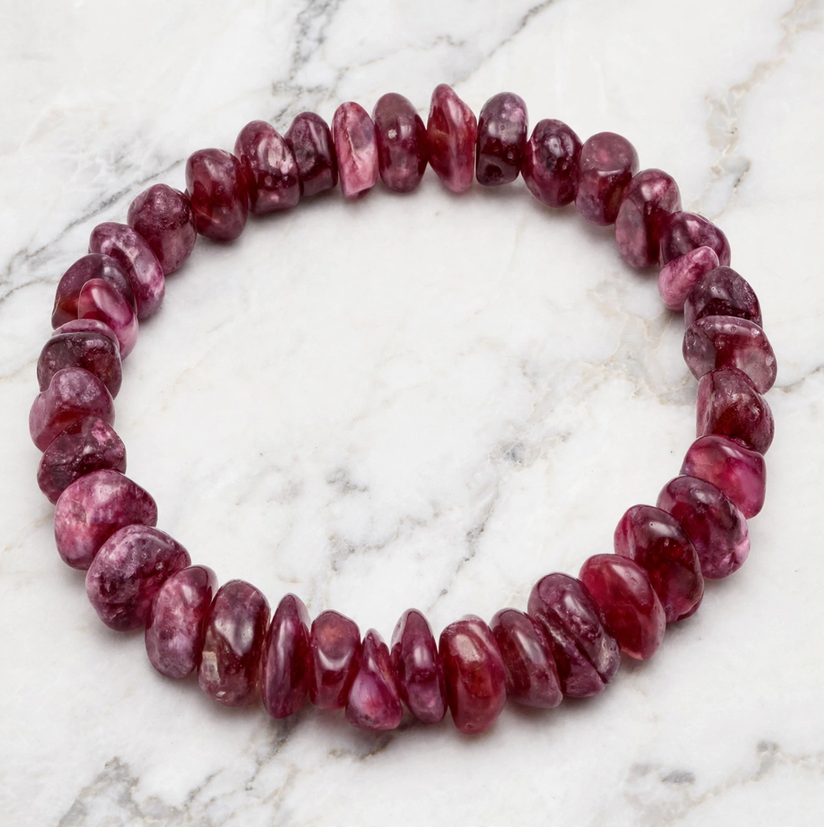 Ruby Chips Bracelet