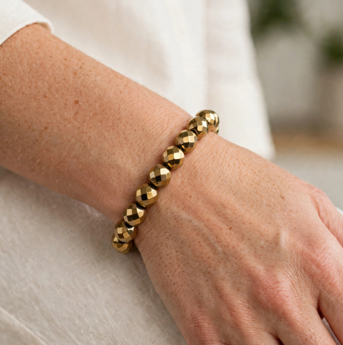 Golden Pyrite DC Bracelet