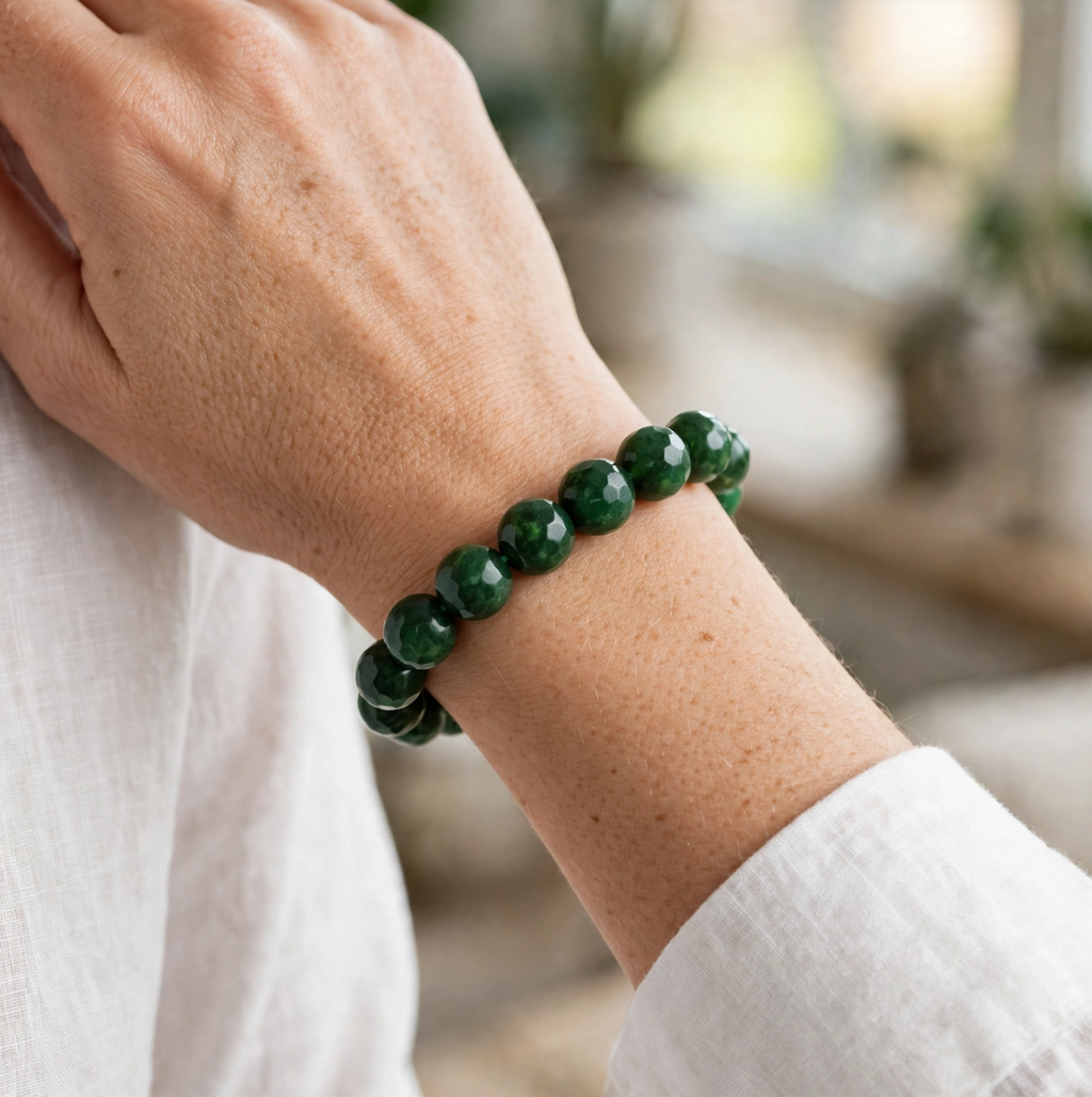 Green Jade DC Bracelet