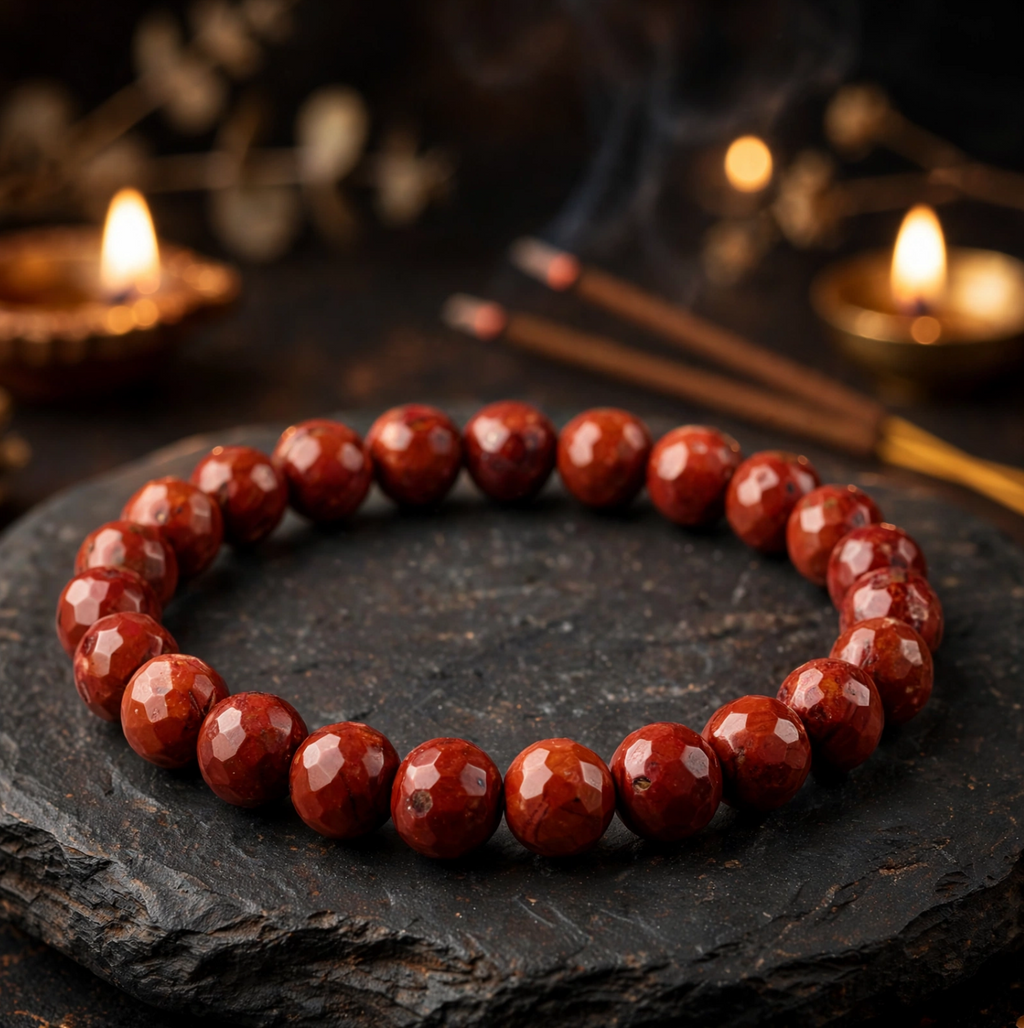 Red Jasper DC Bracelet