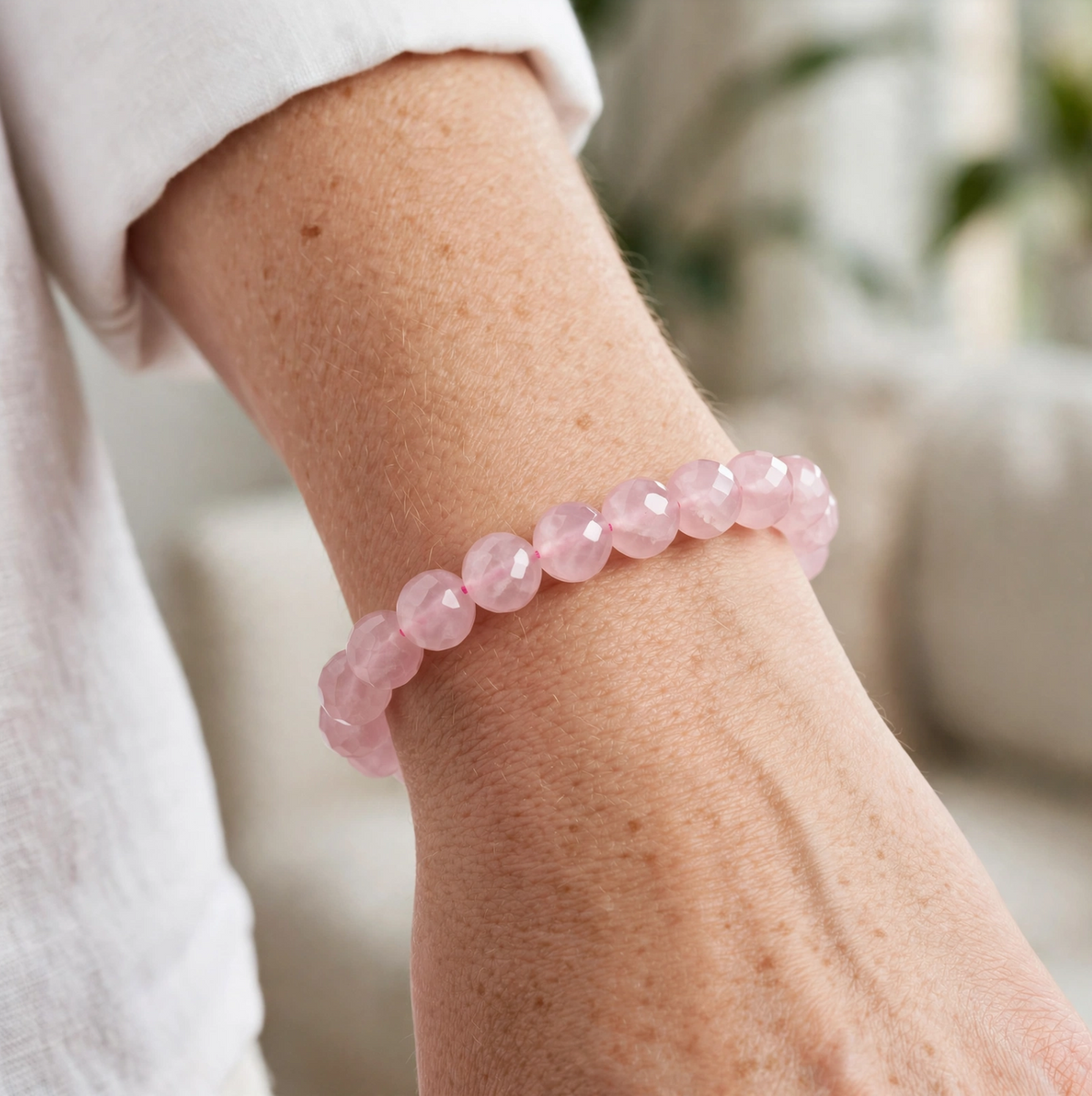 Rose Quartz DC Bracelet