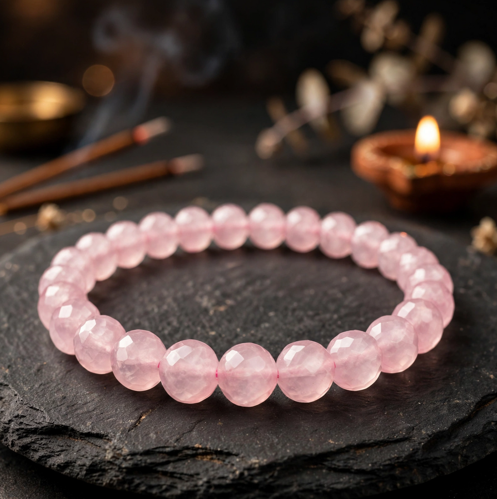 Rose Quartz DC Bracelet