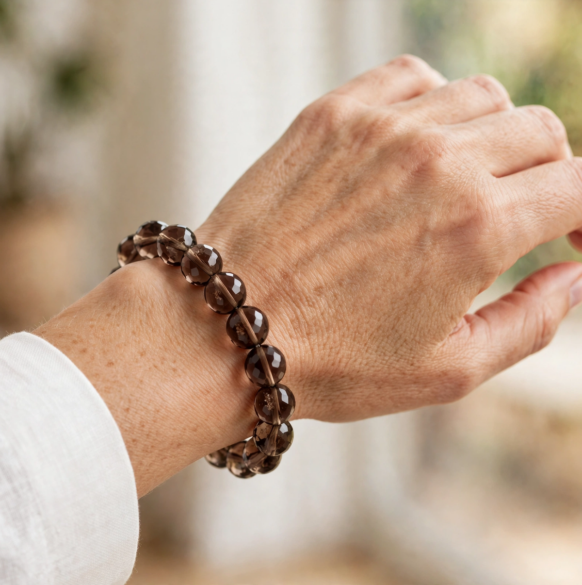 Smoky Quartz DC Bracelet