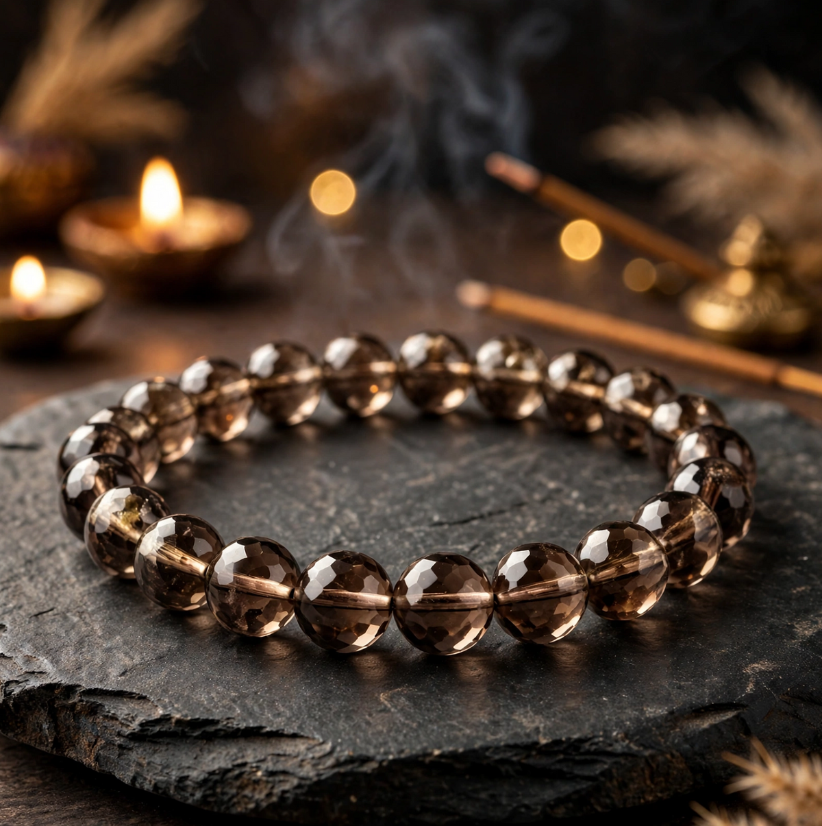 Smoky Quartz DC Bracelet