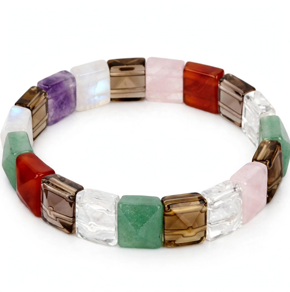 Multi Stone Kada Bracelet
