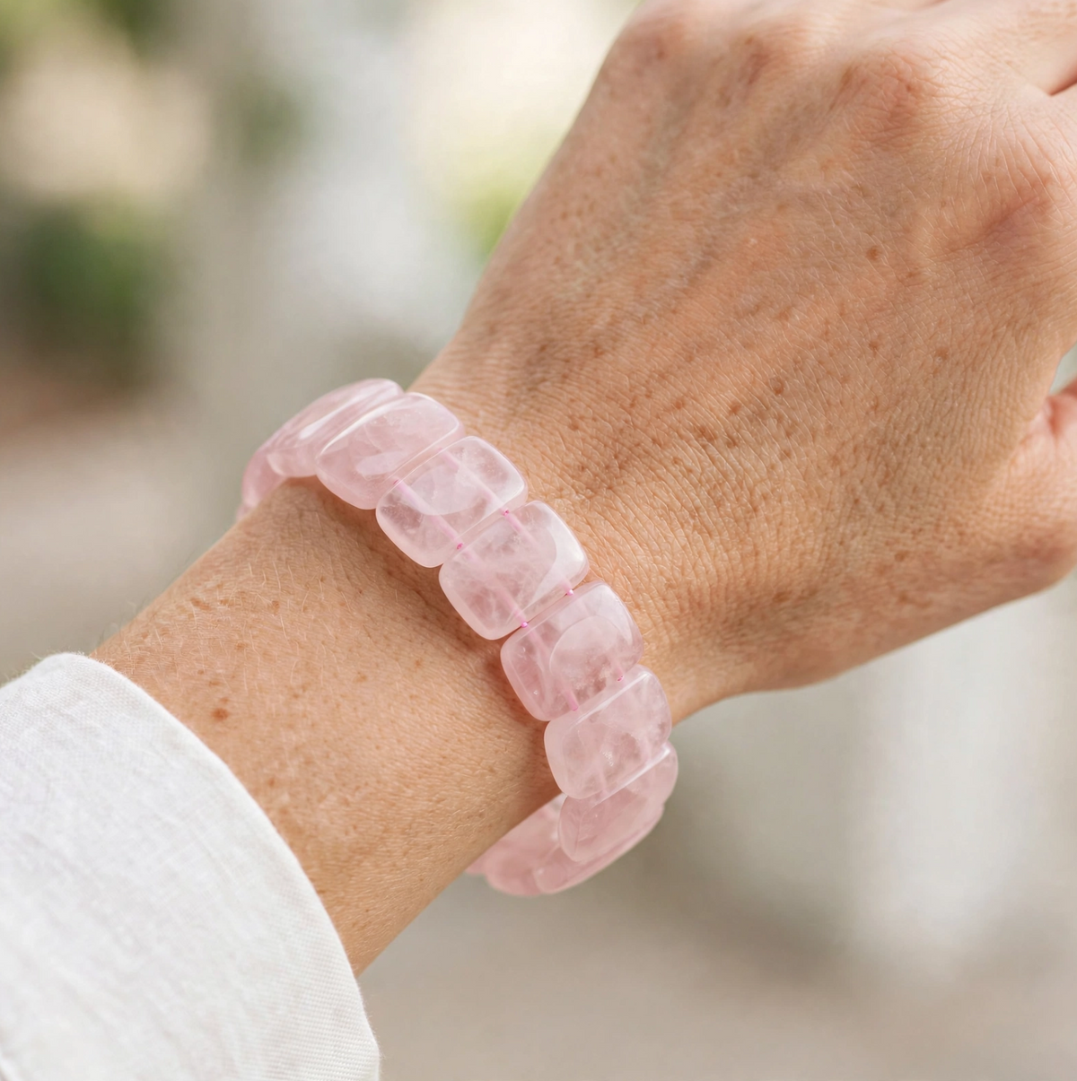 Rose Quartz Kada Bracelet