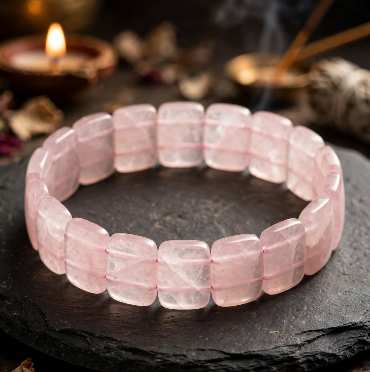 Rose Quartz Kada Bracelet
