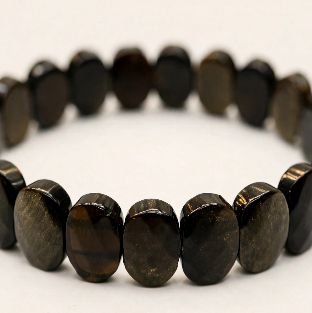 Golden Obsidian Kada Bracelet