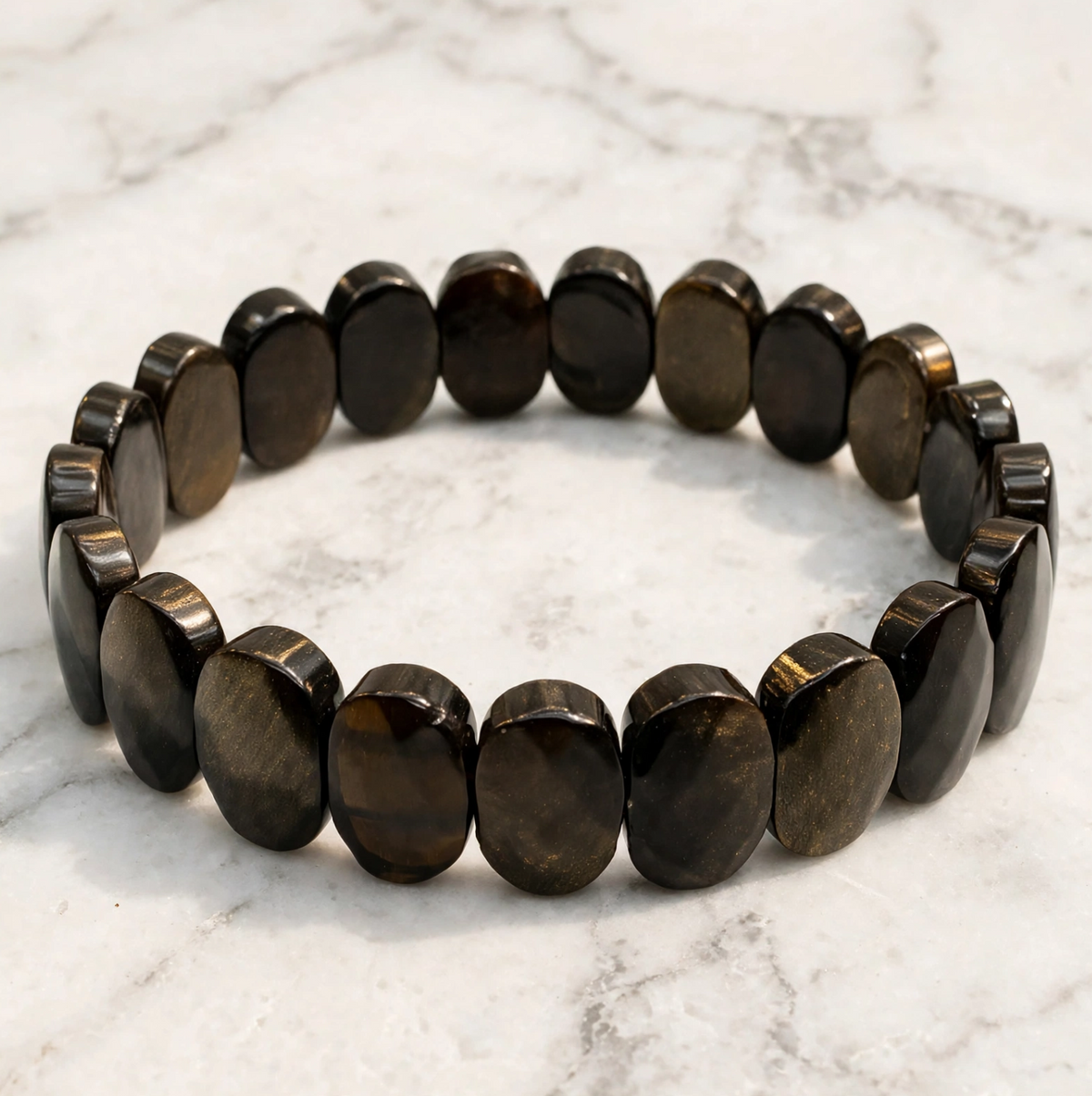 Golden Obsidian Kada Bracelet