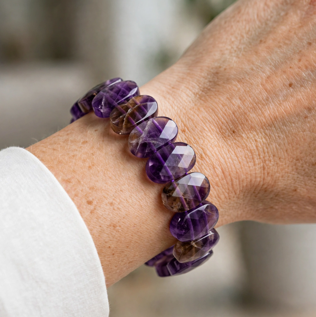 Amethyst Kada Bracelet