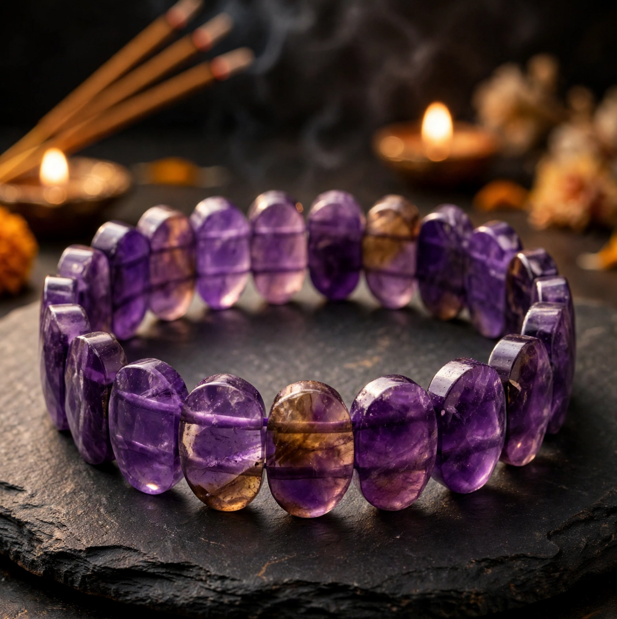 Amethyst Kada Bracelet