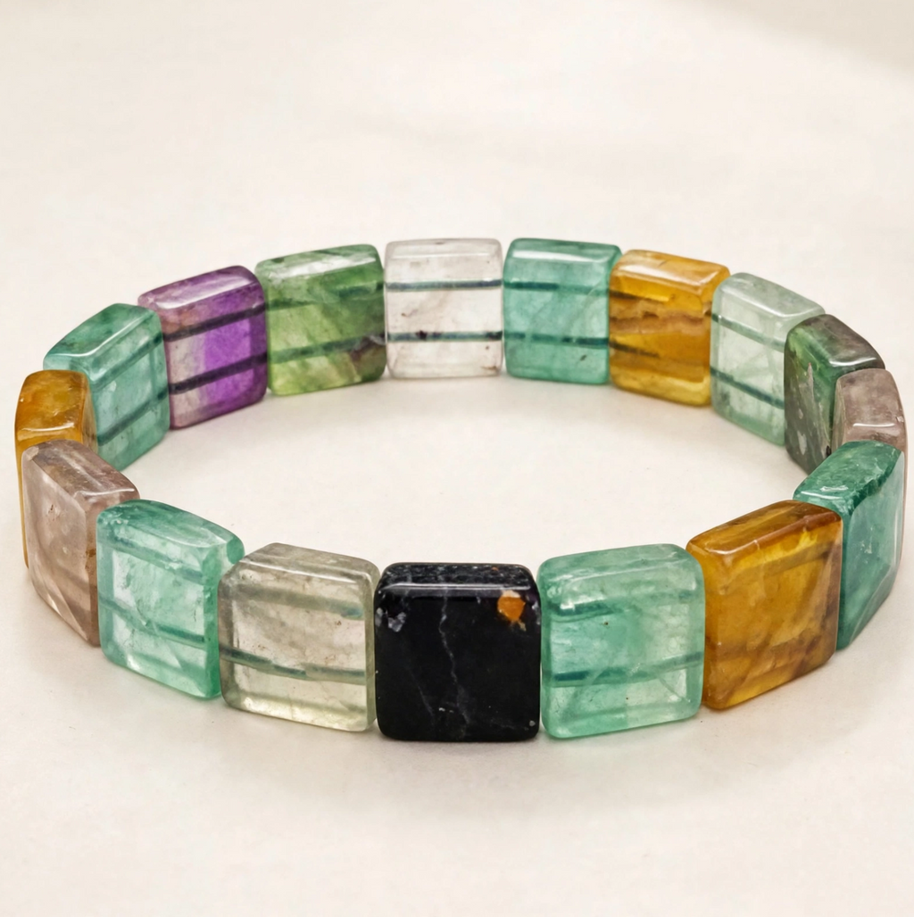 Fluorite Kada Bracelet