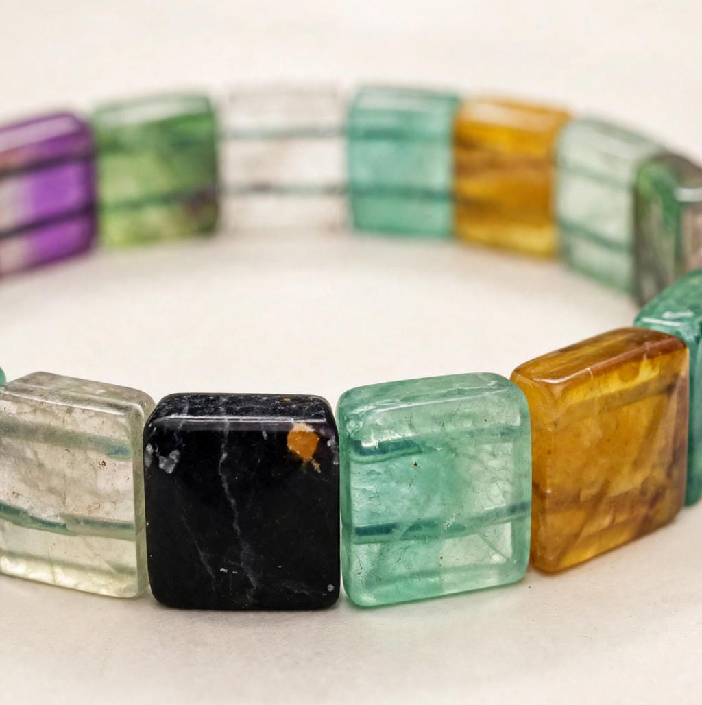 Fluorite Kada Bracelet