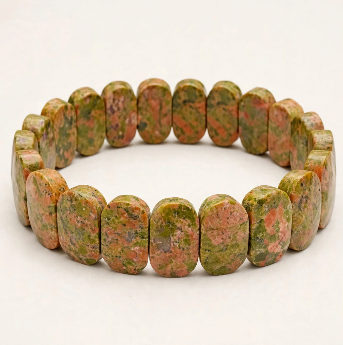 Unakite Kada Bracelet