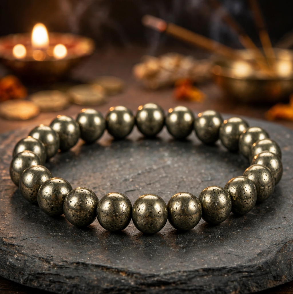 Natural Pyrite Bracelet