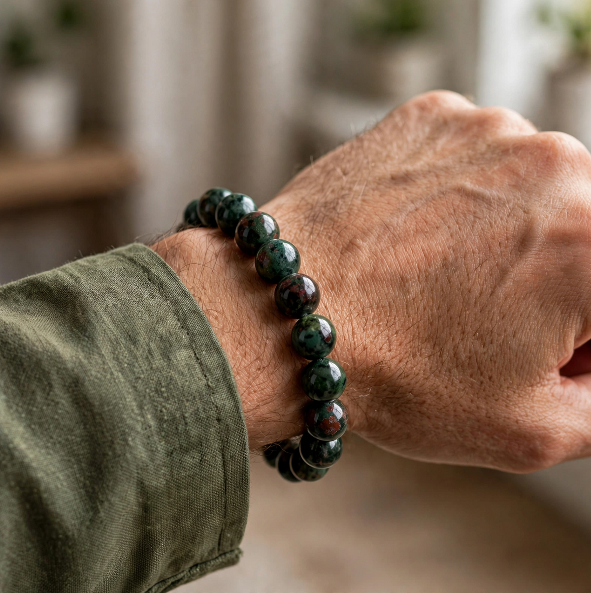 Bloodstone Bracelet