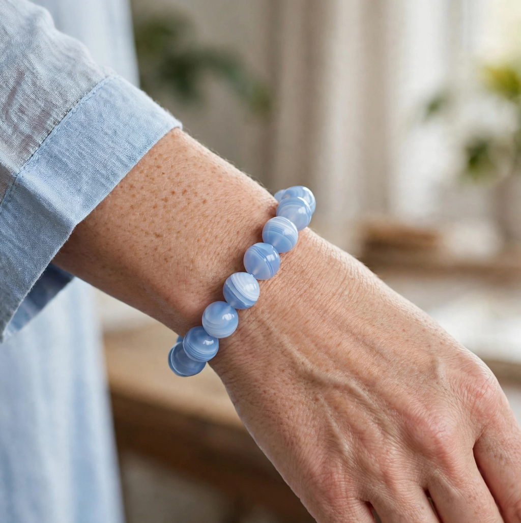Blue Lace Agate Bracelet