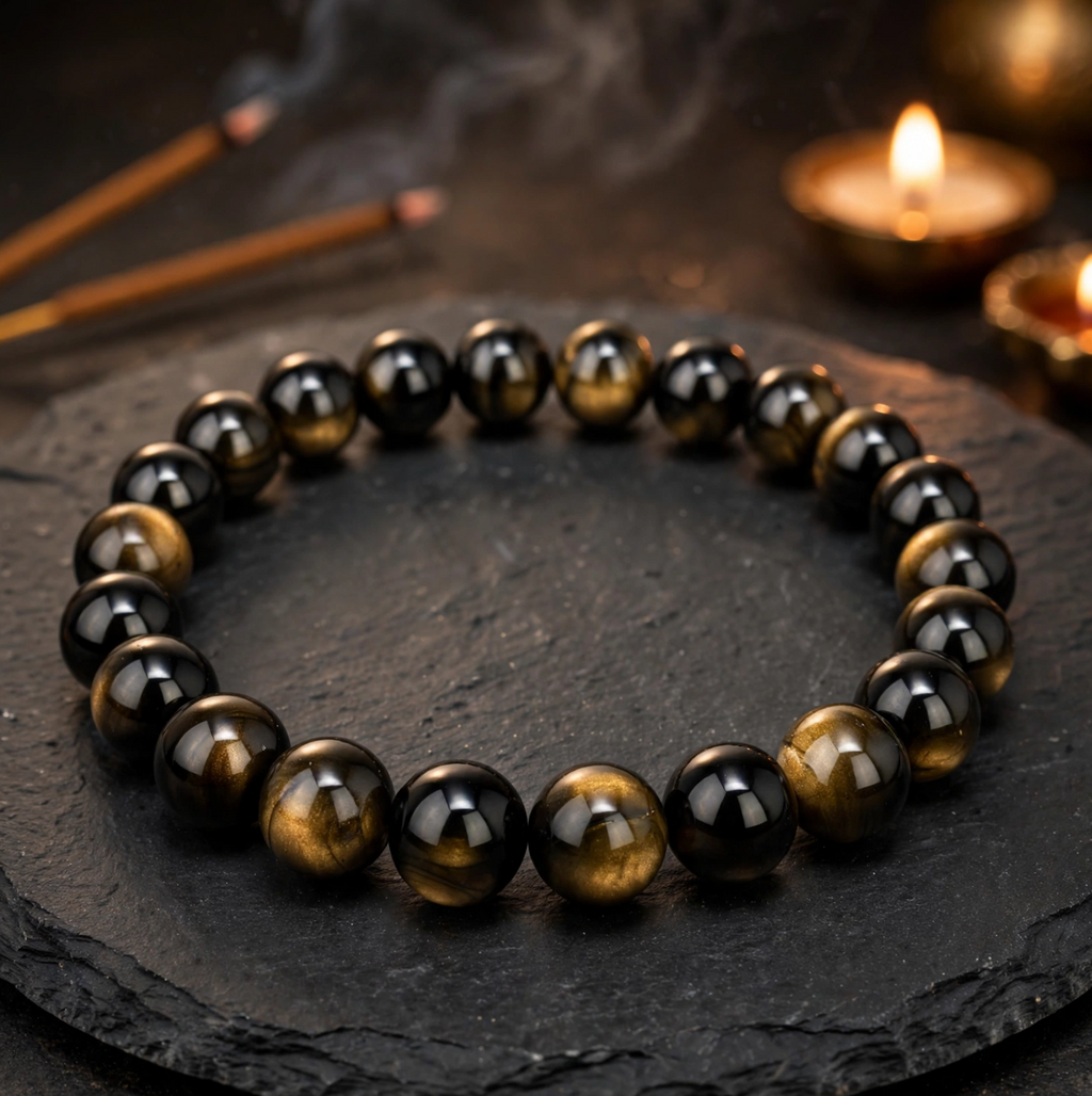 Golden Obsidian Bracelet