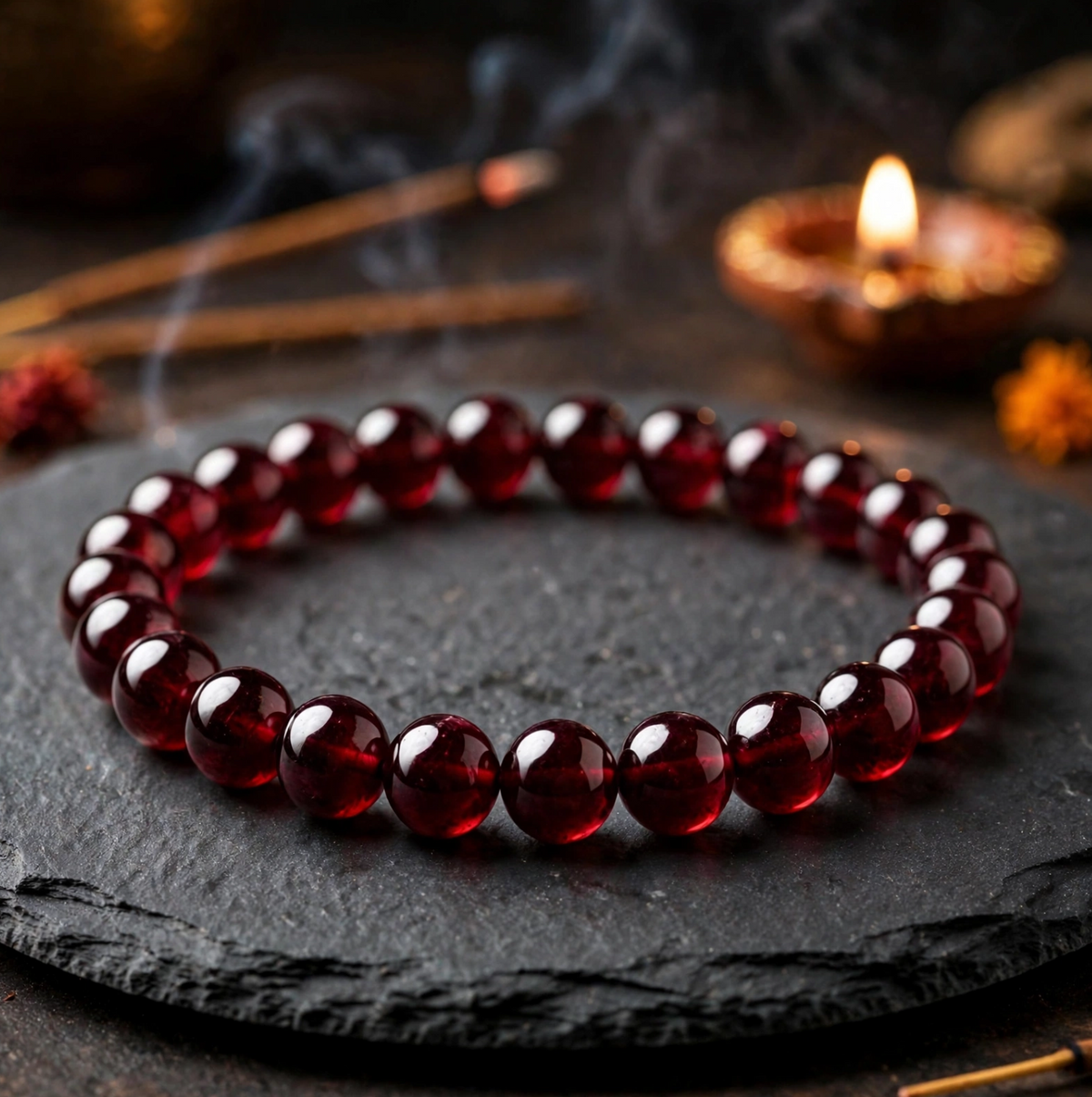 Gomed/Hessonite Bracelet