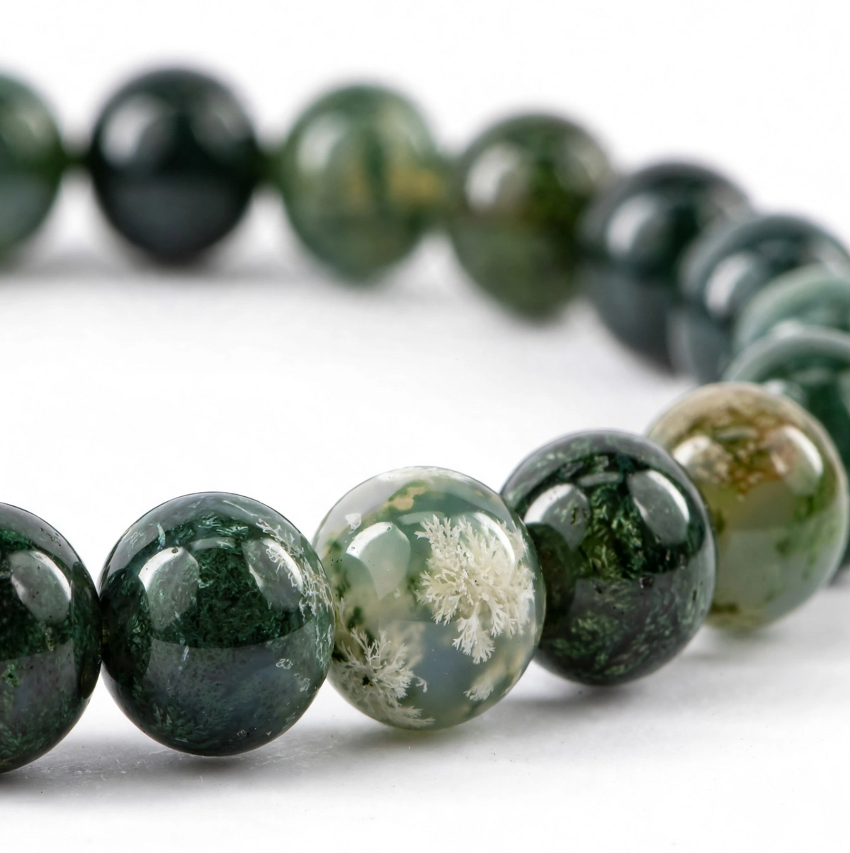 Moss Agate Bracelet