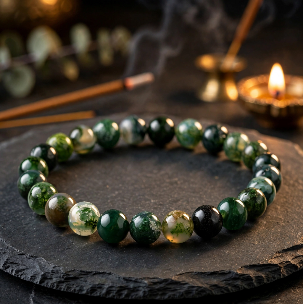 Moss Agate Bracelet