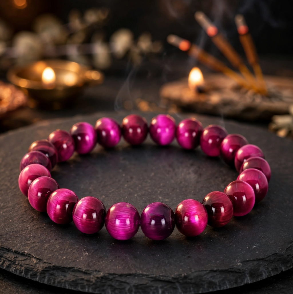 Pink TigerEye Bracelet